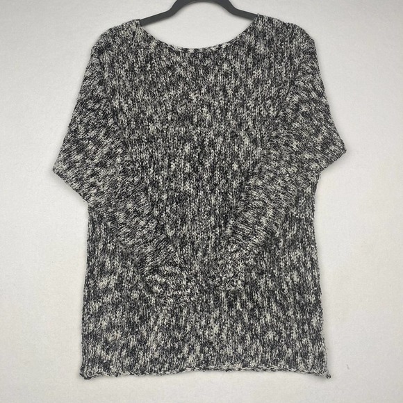 Alfani‎ Women's Size S Black and White with Sparkles Crewneck Pullover Sweater - Picture 7 of 7